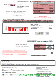 Wyoming High West Energy utility business bill, page 1 SCR